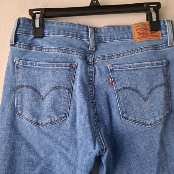 Levi's 711 Mid Wash Skinny Denim Jeans - Waist 29 - Picture 6 of 9